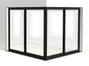 sh_Porta PVC 2 Folhas Correr de Canto